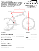 Felt Bike Sizing Chart printable pdf download