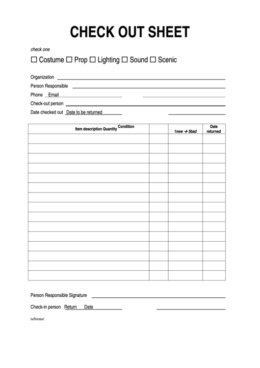 Free Sign-in/Sign-out Sheet Template PDF Word –.