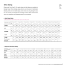 Birkenstock European Shoe Conversion Sizing Chart printable pdf download