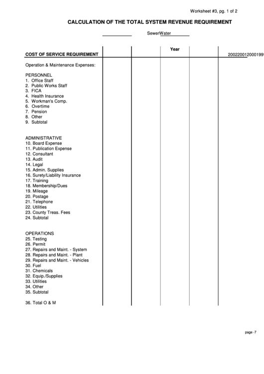 59 Tax Worksheet Templates free to download in PDF