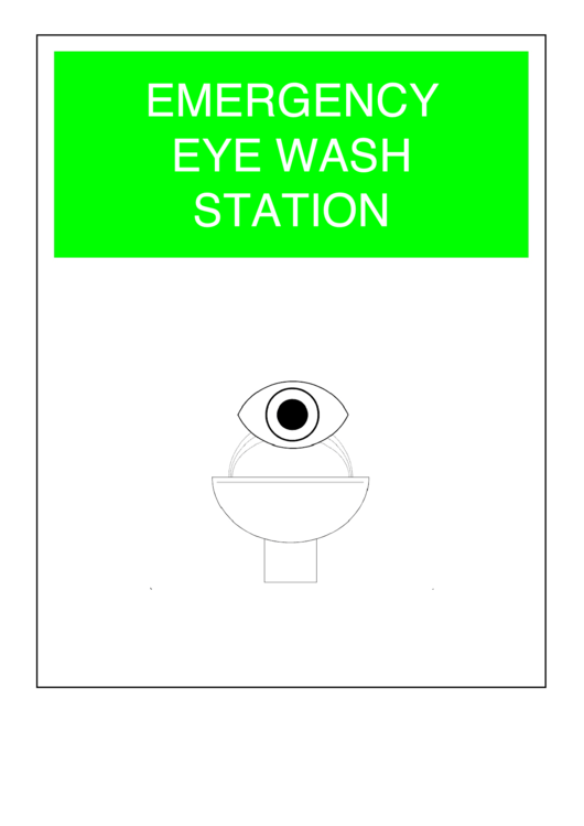 Eyewash Log Sheet Template Printable Safety Showers And Eye Washes