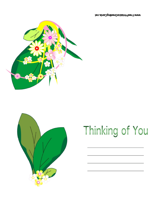 Greeting Card Template printable pdf download