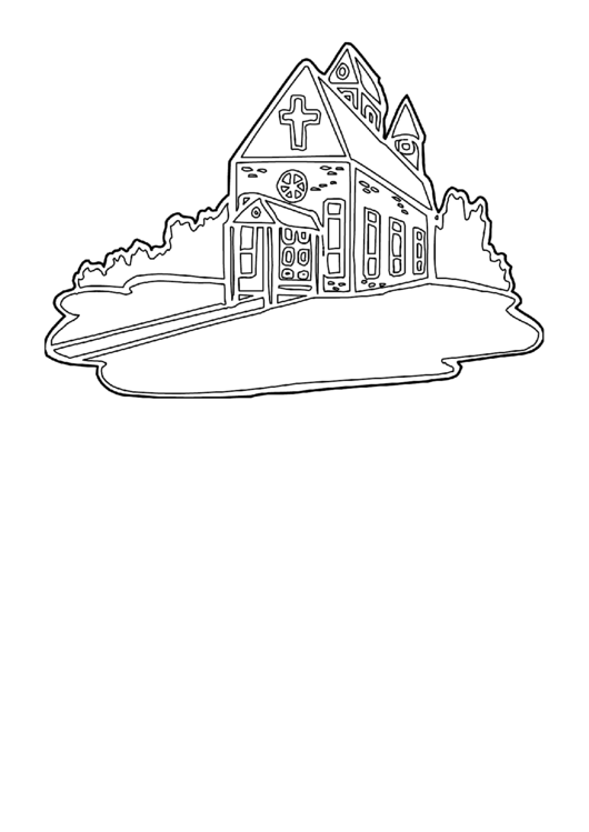 ChurchColoring Sheet printable pdf download