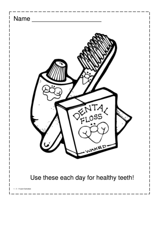 Tooth Brushing Chart How I Brush My Teeth printable pdf download