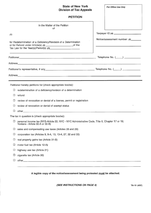 Printable Ta10 Form Printable Forms Free Online