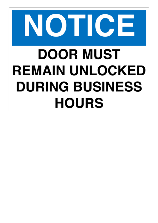 Door notice Images, Stock Photos & Vectors Shutterstock