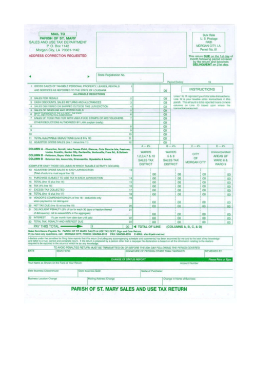 Gross Sales Of Tangible Personal Property , Leases, Rentals And