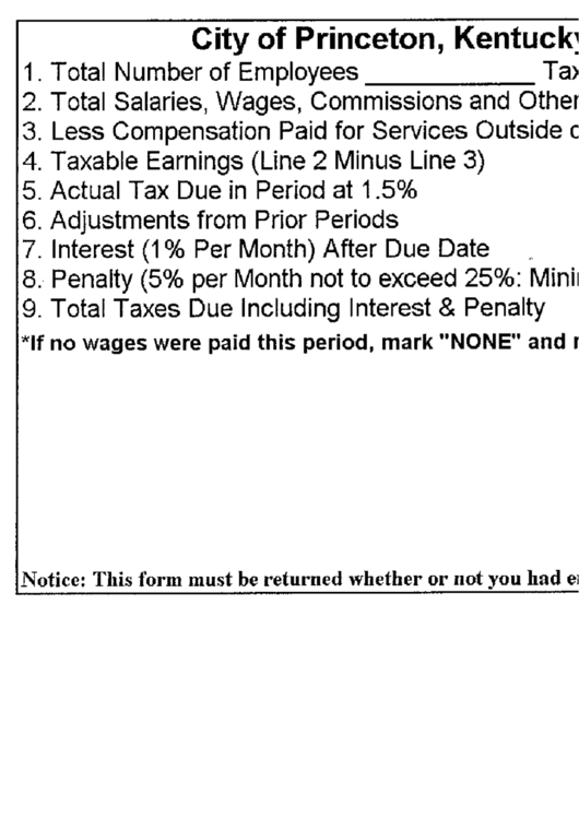 Calvert City Ky Payroll Tax at Eugene Day blog