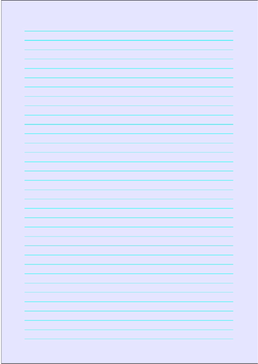 Blue-Lined Paper printable pdf download