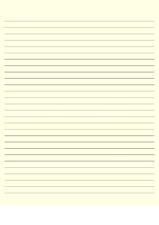 Wide Lined Paper printable pdf download