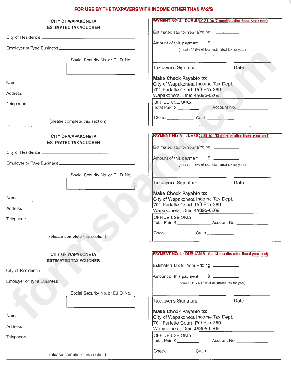 City Of Tax Return 2004 printable pdf download