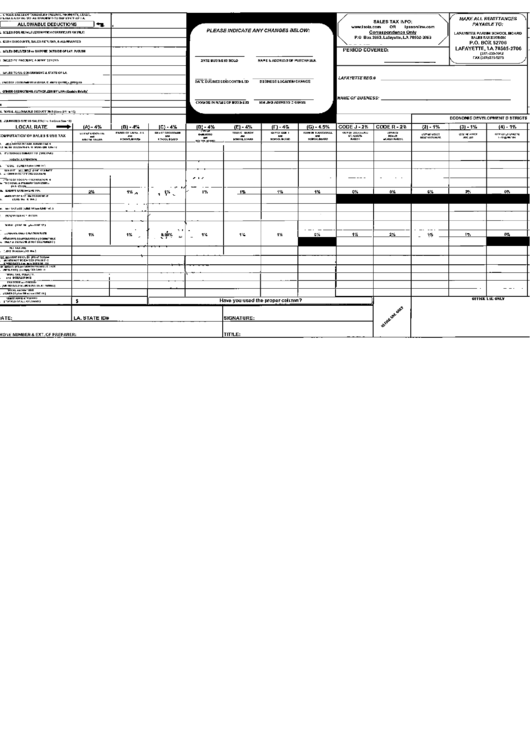 Gross Sales Of Tangible Personal Property, Lease, Rentals And Services