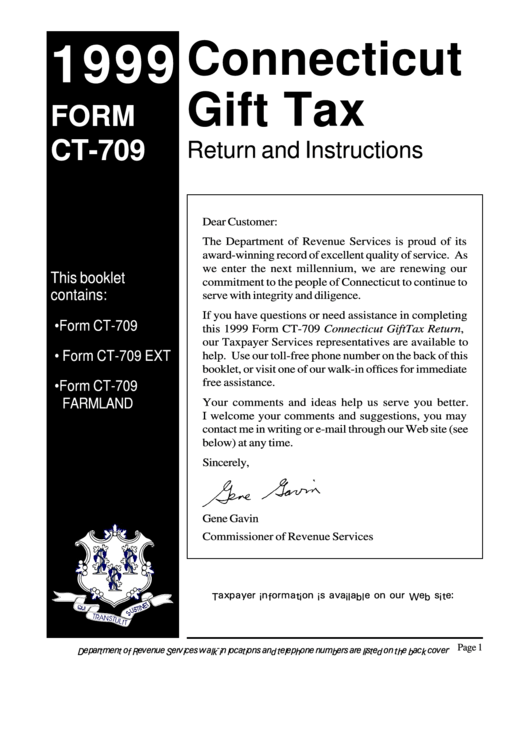Instructions For Form Ct709 Connecticut Estate And Gift Tax Return