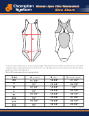 Top 21 Bathing Suit Size Charts free to download in PDF format