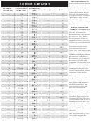 Ski Boot Size Conversion Chart printable pdf download