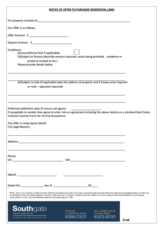 Top Land Purchase Agreement Form Templates free to download in PDF format