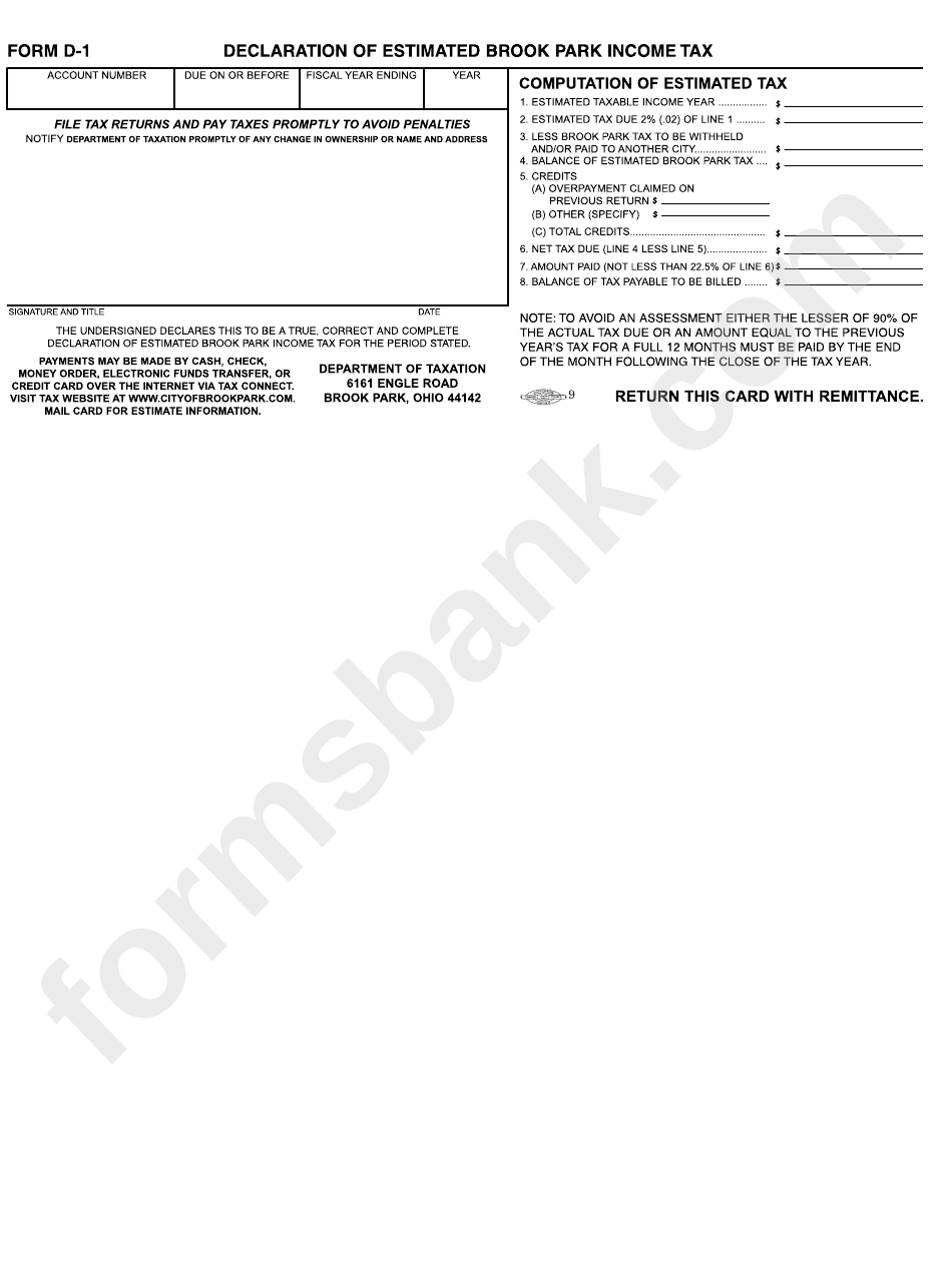 Brook Park Ohio Taxes at Tim Carrier blog