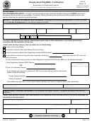 Department Of Homeland Security - Form I-9 Employment Eligibility