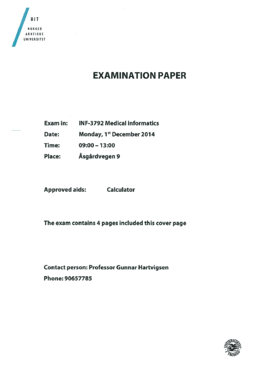 Examination Paper printable pdf download
