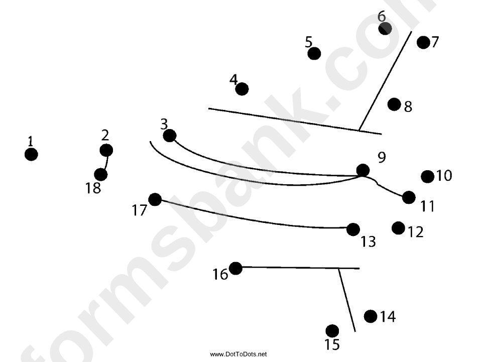 Flying Fighter Plane DotToDot Sheet printable pdf download