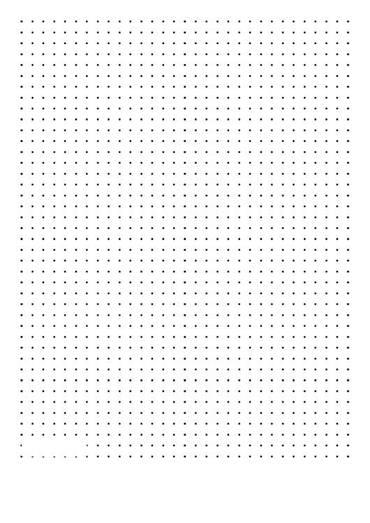 Dot Paper (Black On White) printable pdf download