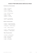 Staar Grade 5 Mathematics Reference Materials printable pdf download