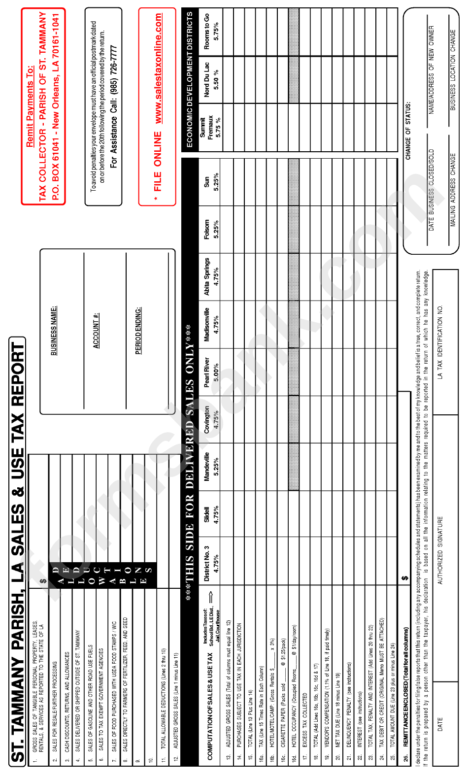 St Tammany Parish Sales Tax Rate 2024 Jeanne Corabella