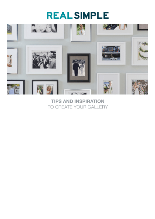 Wall Gallery Template printable pdf download