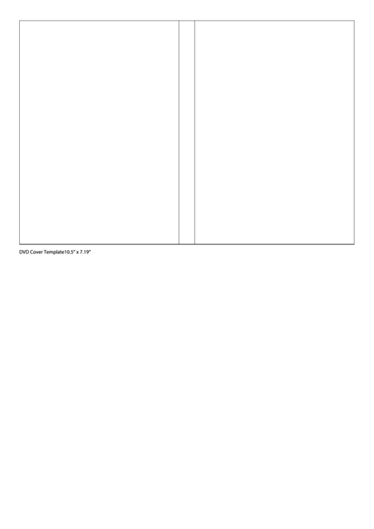 Dvd Cover Template printable pdf download