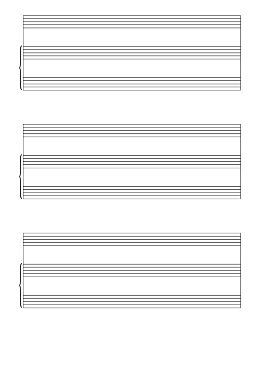Manuscript Paper printable pdf download