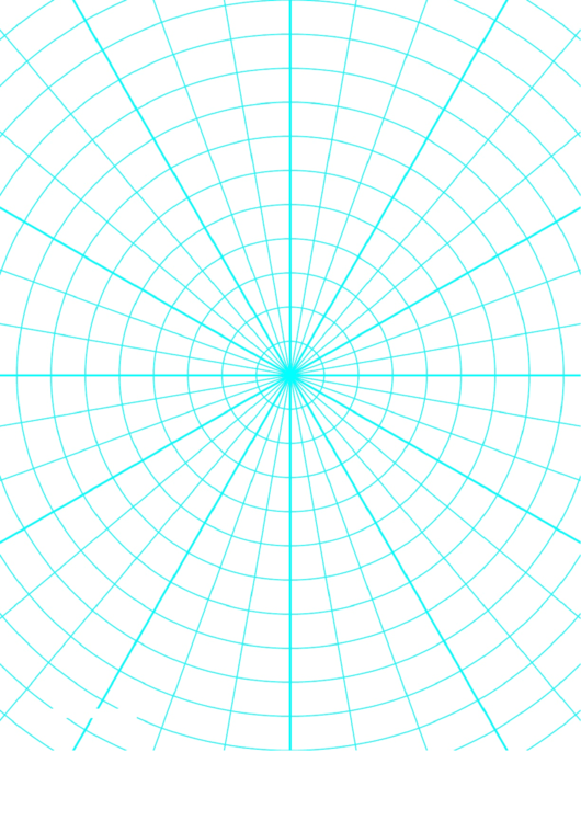 Polar Graph Paper printable pdf download