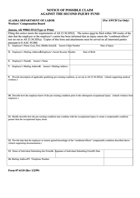 Top 8 Alaska Workers Compensation Forms And Templates free to download