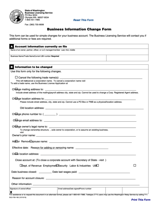Top 61 Washington State Department Of Licensing Forms And Templates