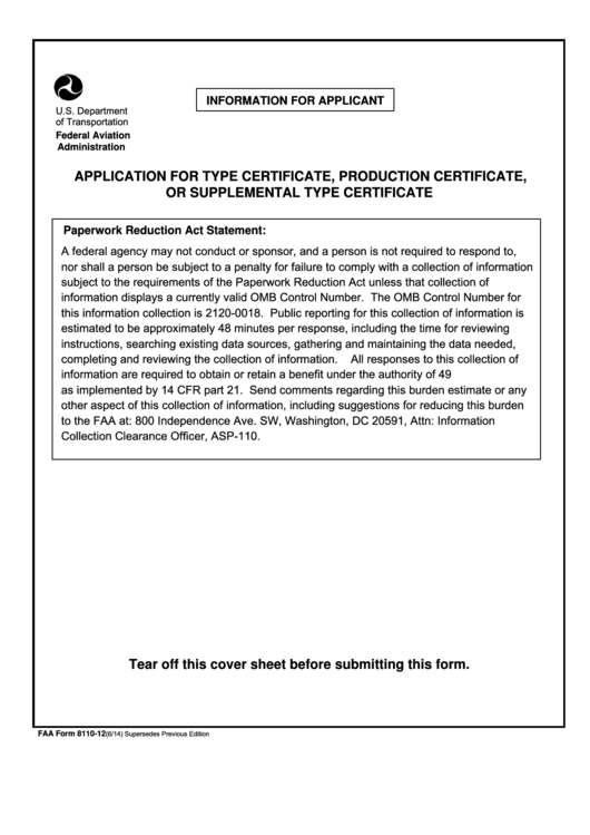 63 Faa Forms And Templates free to download in PDF