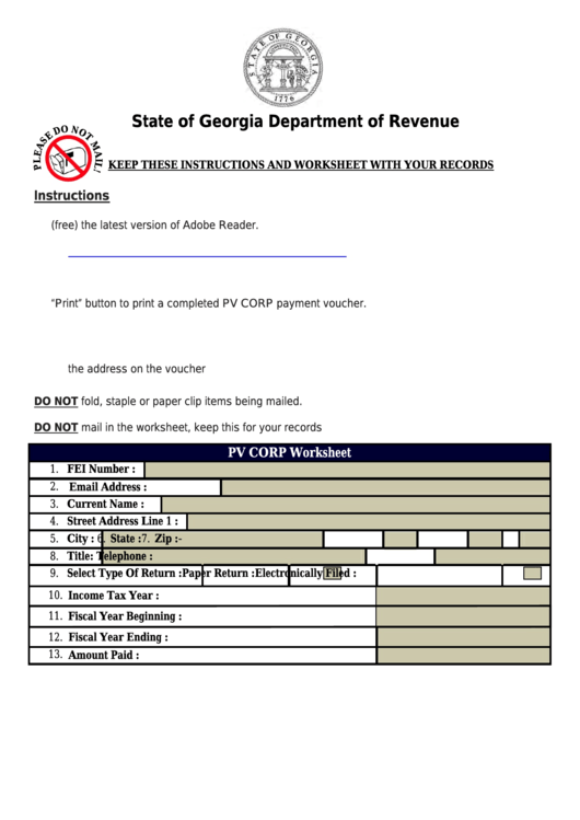 Fillable Form Pv Corp Corporate Payment Voucher Department