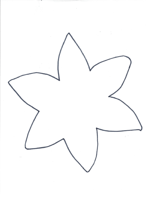 Tissue Paper Flower Craft Template printable pdf download