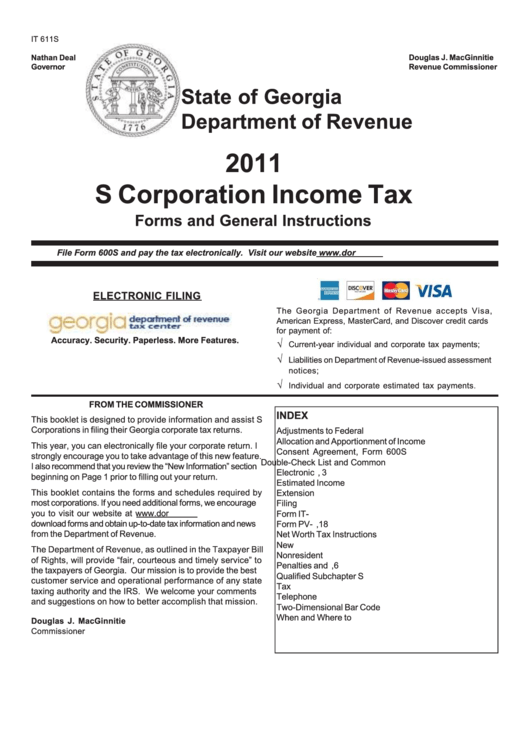 Form It6211s S Corporation Tax Forms And General