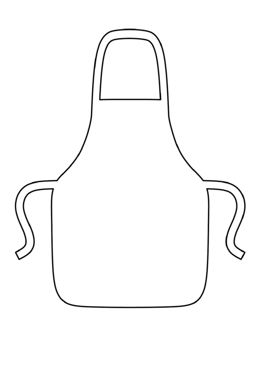Apron Pattern Template printable pdf download