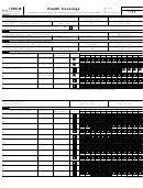 Fillable Form 1095-B, Health Coverage printable pdf download