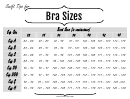 Bali Bra Size Chart printable pdf download