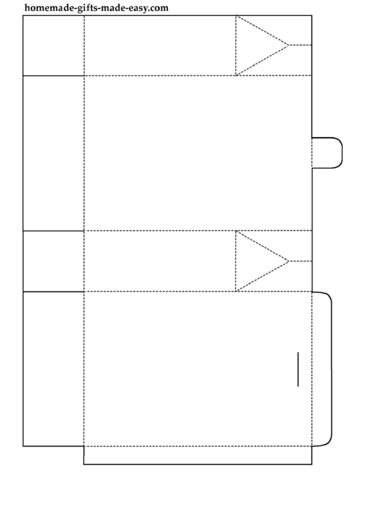Gift Box Template printable pdf download