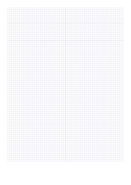 Plain Blue Graph Paper Template printable pdf download