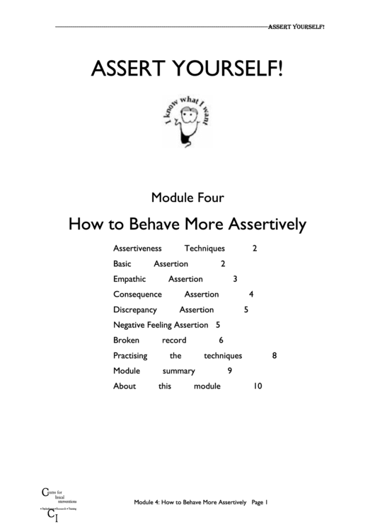 How To Behave More Assertively Worksheet Template printable pdf download