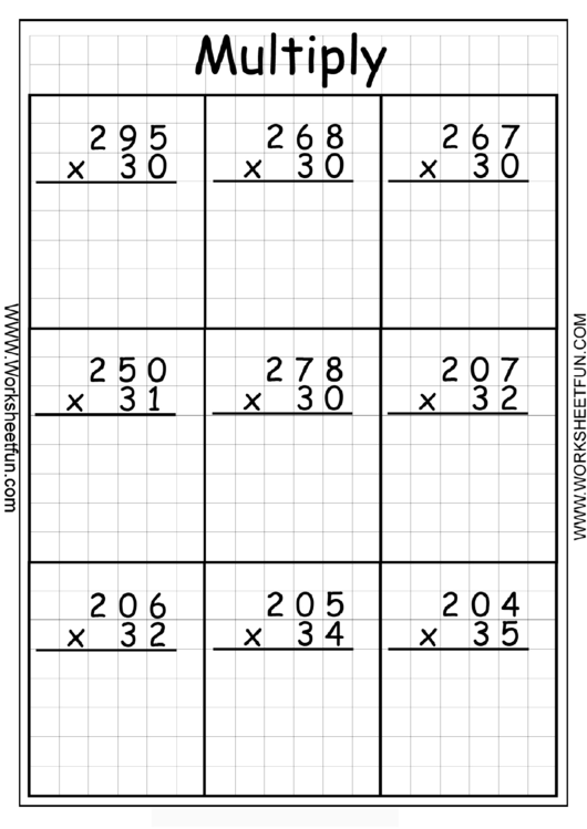 Top 40 Long Multiplication Worksheet Templates free to