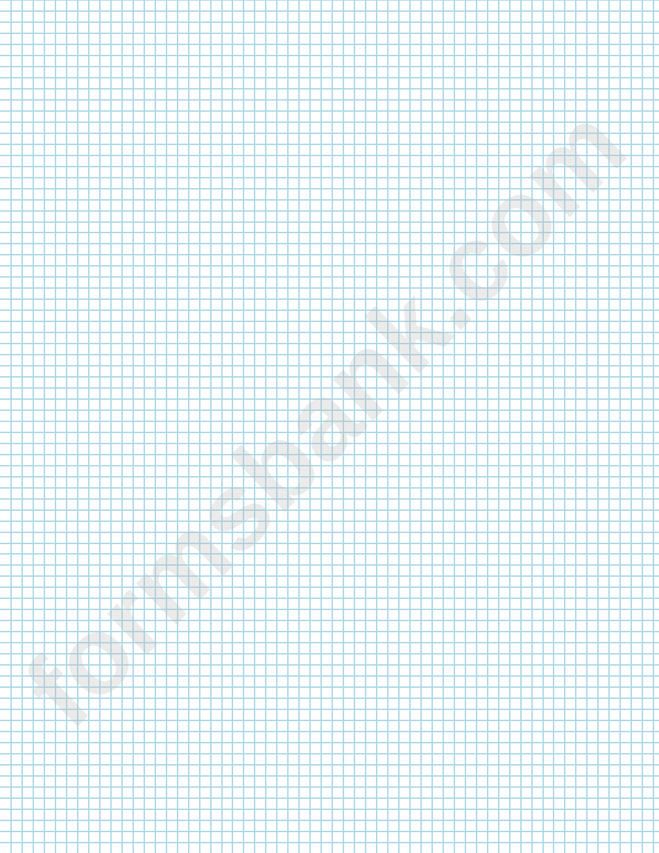Fillable Blue Graph Paper Template printable pdf download