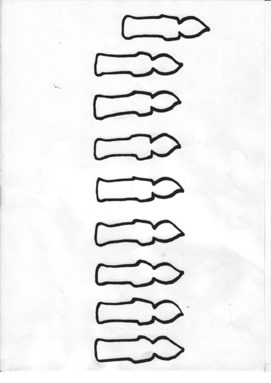 9 Birthday Candles Template printable pdf download