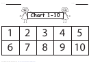 Number Chart 1-10 Template printable pdf download