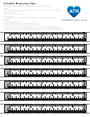 Measuring Tape Template printable pdf download