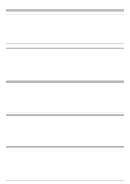 Manuscript Paper printable pdf download