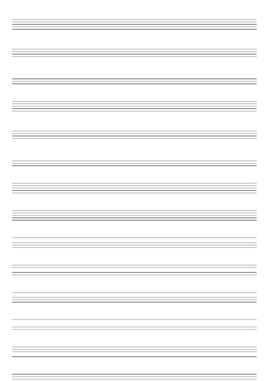 Manuscript Paper printable pdf download
